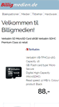 Mobile Screenshot of billigmedien.de